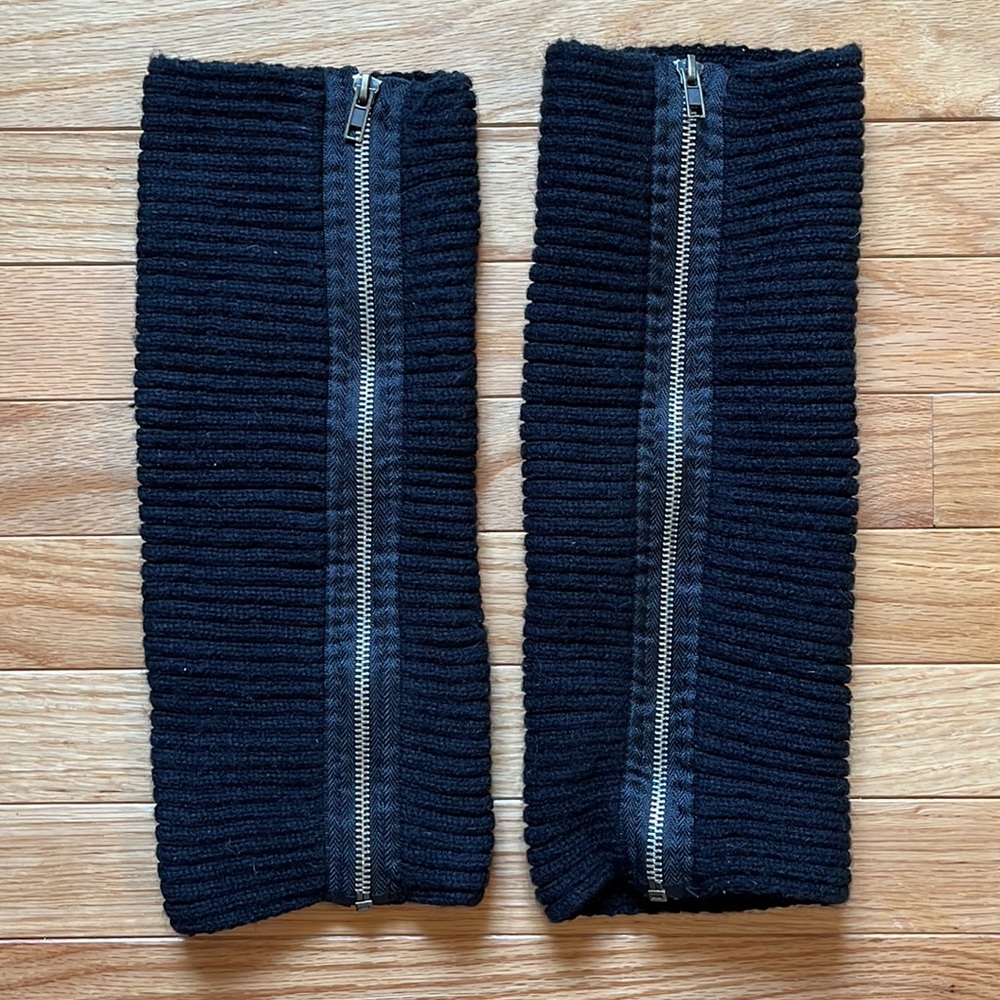 Black leg warmers